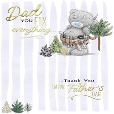 Bear Wearing Toolbelt Father's Day Card