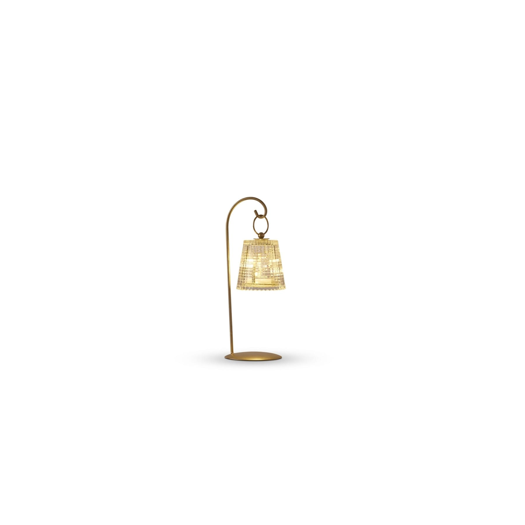 Hestia Single LED Table Lamp in Gold