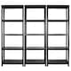 image 1 of TekBox Set of 3x 5 Tier Garage Storage Shelves