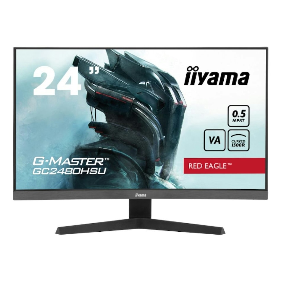 iiyama G-Master GC2480HSU-B1 24" Curved FHD 180Hz 0.5ms Freesync Gaming Monitor