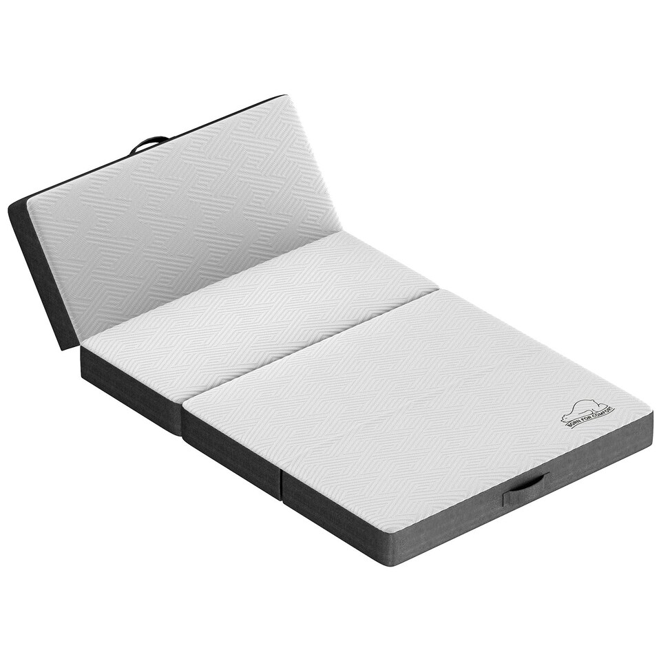 image 1 of Rattantree Folding Floor Mattress Memory Foam Futon Bed Removable Cover,15CM