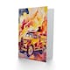 image 2 of Fire Truck On Orange Lilac Red Watercolour Him Her Birthday Card