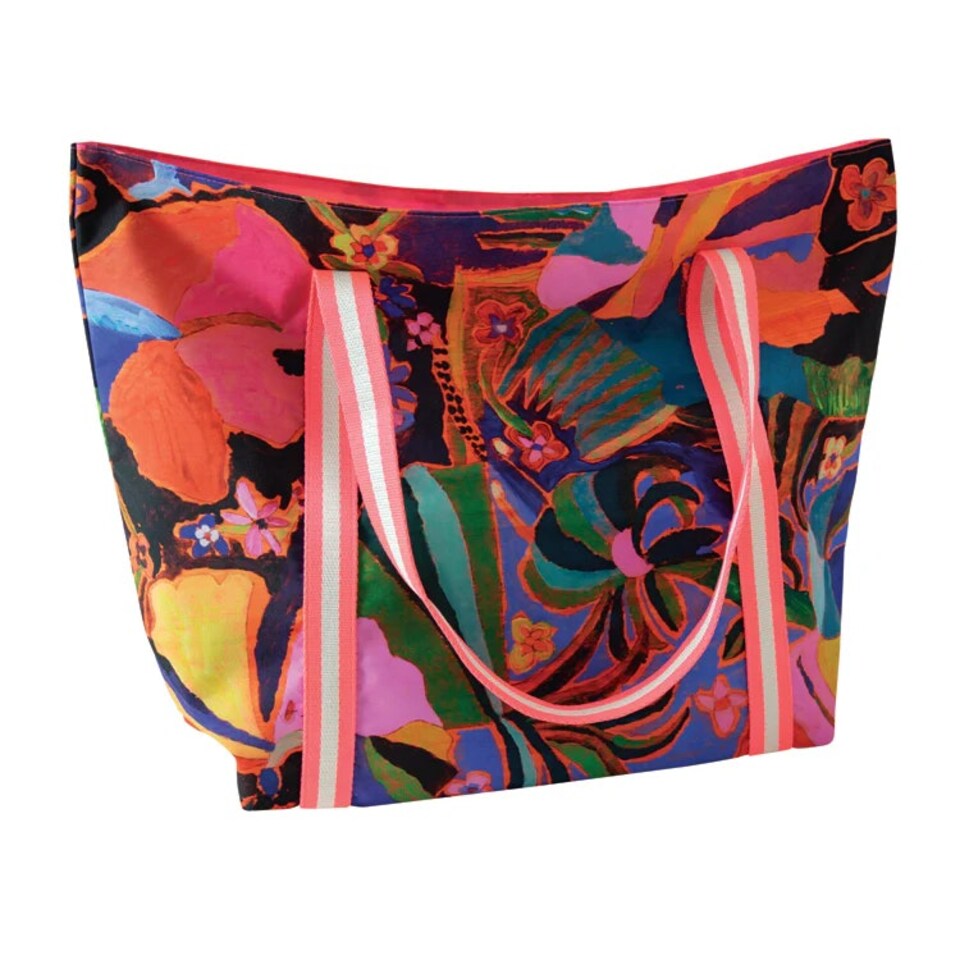 image 1 of Arthouse Recycled Plastic Large Tote Bag - PSYCHEDELIC DREAMS Multi
