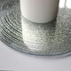 image 3 of Marco Paul 20cm Silver Mirrored Candle Plate