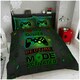 image 2 of Gamer Printed Duvet Cover Set Reversible Polycotton Beddings Multi | Double
