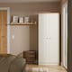 image 2 of Albert Double Wardrobe in Cream Ash & Riviera Oak (Ready Assembled) | Cream | Cream Ash & Riviera Oak