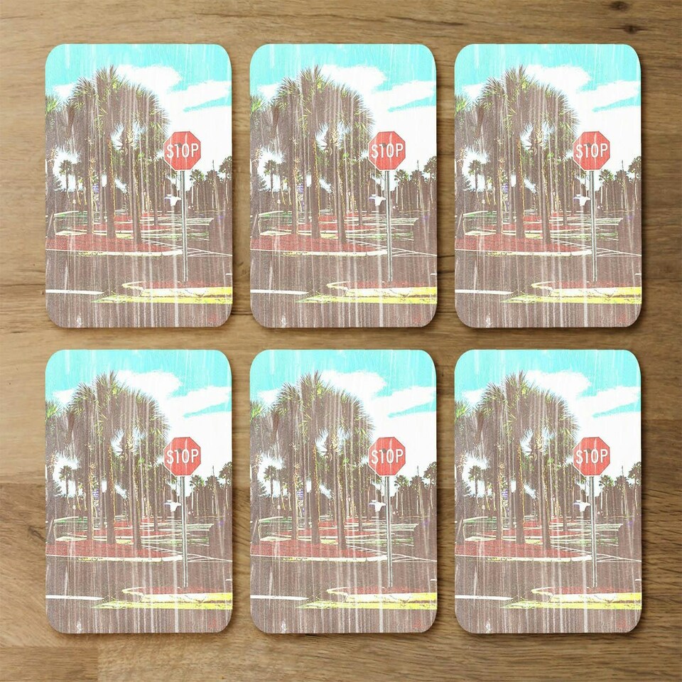 image 1 of stop (Coaster)