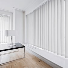 Dim-out Vertical Blind 240cm x 240cm | White
