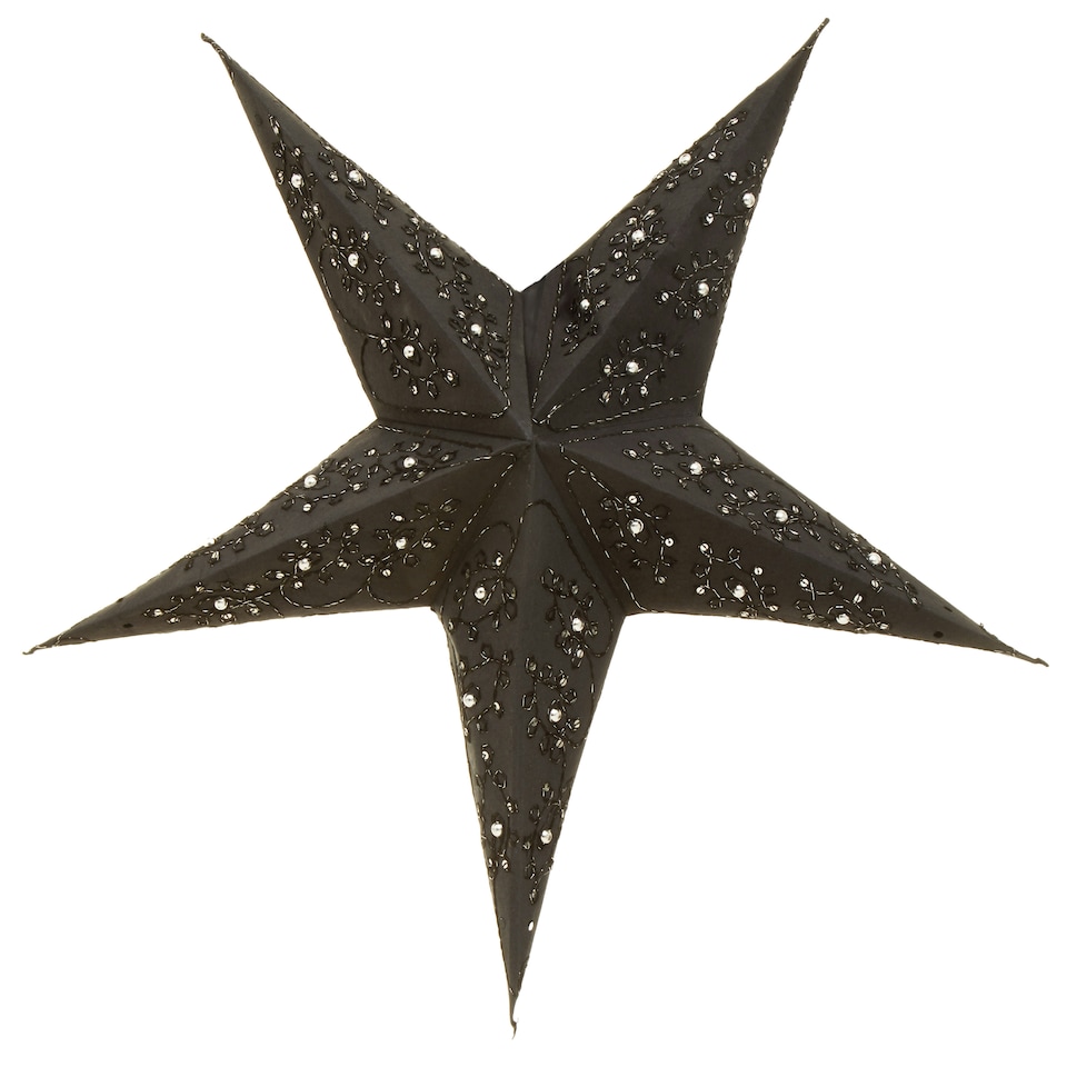 image 1 of Interiors by Premier 5 Point Black Paper Star