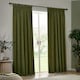 image 5 of Yard Heavy Chenille Velvet Olive Pencil Pleat Curtains  117 x 137cm Multi