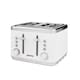 image 1 of GEEPAS 4 Slice Toaster | 1860W White