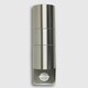 image 2 of ValueLights Pair of Silver PIR Outdoor Wall Up-Down Lights with 5W Warm White Bulb