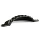 image 2 of Hammer & Tongs Fluted Cabinet Drawer Pull - W130mm x H60mm - Black Black
