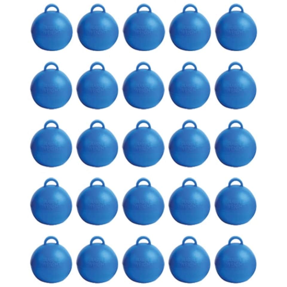 Blue Bubble Balloon Weights - Pack of 25