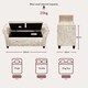 image 8 of Vida Designs Seville Storage Ottoman Bedroom Hallway Chest Bench, Crushed Velvet Champagne | Gold | Crushed Velvet Champagne | One Size