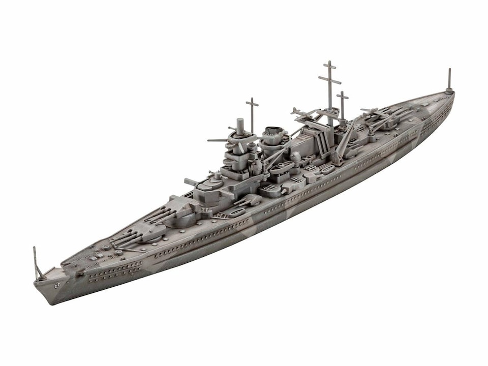 image 1 of Revell German Gneisnau WWII Battleship (1:1200 Scale)