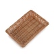 image 3 of Small Tapered Wicker Rectangular Tray