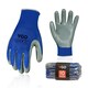 image 1 of Pack of 10 Nitrile Coated Safety Work Gloves | Protective Grip Gloves for Construction, Gardening, DIY & Warehouse Work | Reusable Breathable Work Gloves