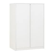Malvern 2 Door Wardrobe - L50.5 x W80 x H180 cm - White White