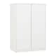 image 1 of Malvern 2 Door Wardrobe - L50.5 x W80 x H180 cm - White White