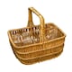 image 2 of Medium Southport Wicker Shopping Basket | Brown | Brown