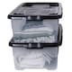 image 1 of 2 Pack 30L Underbed Storage Boxes with Lids Stackable Storage Boxes