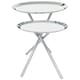 image 5 of Modern Design Side Table, Staggered Mirrored Tabletops Side Table, Versatile Modern Side Table For Lounge Silver