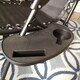 image 5 of Black Multi Position Textoline Zero Gravity Garden Relaxer Chair Lounger