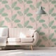 image 2 of Fine Decor South Beach Palm Leaf Wallpaper - Blush Pink - One Size | Pink