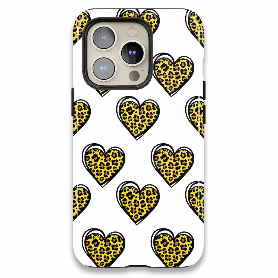 image 1 of Leopard Hearts Phone Case | Multi | iPhone 16 Plus
Slim | iPhone 16 Plus
Slim