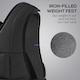 image 4 of HOMCOM 15KGS Adjustable Weight Vest Running Gym Training Weight Loss, Black
