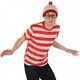 image 1 of Find Me Costume - Top, Hat & Glasses Red | M