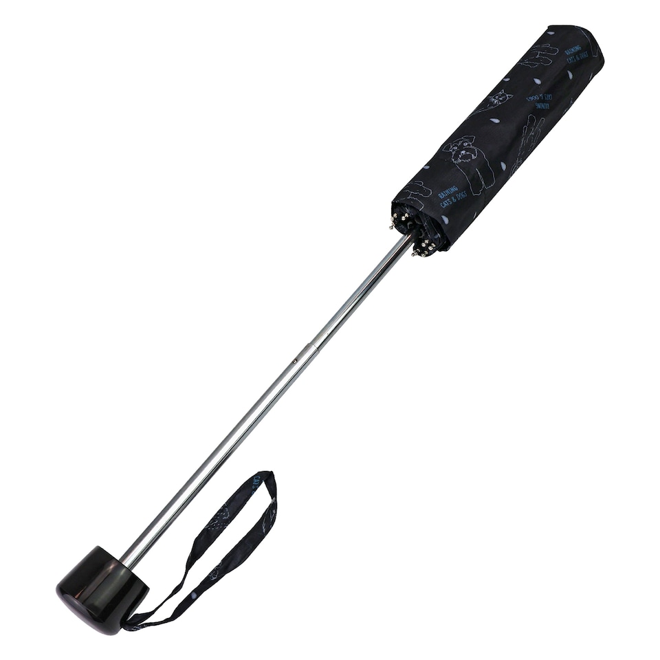 image 1 of Compact Supermini Umbrella Highland Cow Cats & Dogs Travel Rain Umbrella