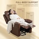 image 8 of HOMCOM Overstuffed Riser and Reclining Chair with USB Ports, Remote, Brown Brown