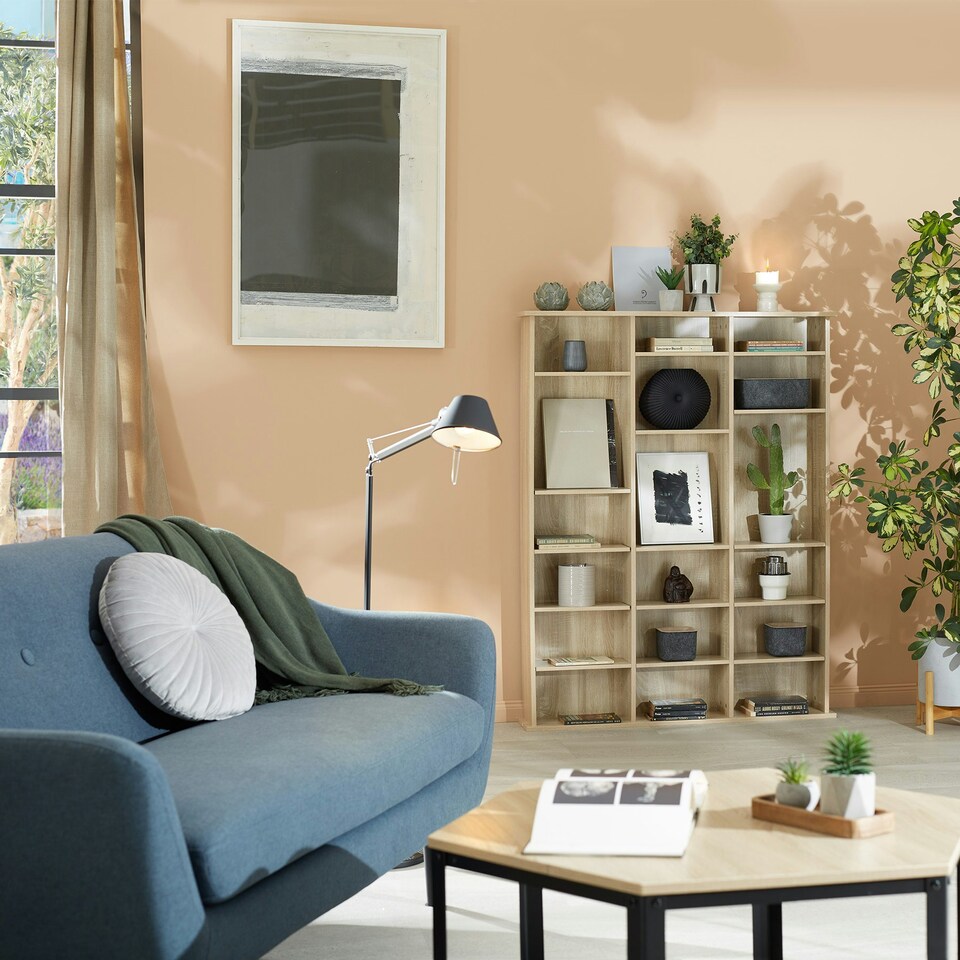 image 1 of Shelves Stevie - 21 compartments, height-adjustable, removable shelves Black