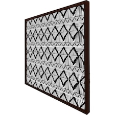 Geometric line pattern (Picutre Frame) Brown | XL