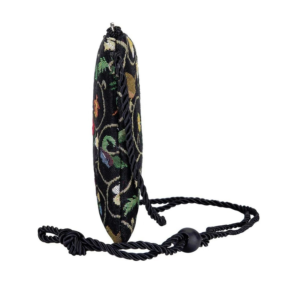 image 1 of Signare Tapestry Smart Phone Crossbody Bag Black