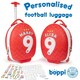 image 3 of boppi Tiny Trekker Luggage Case - Football Red