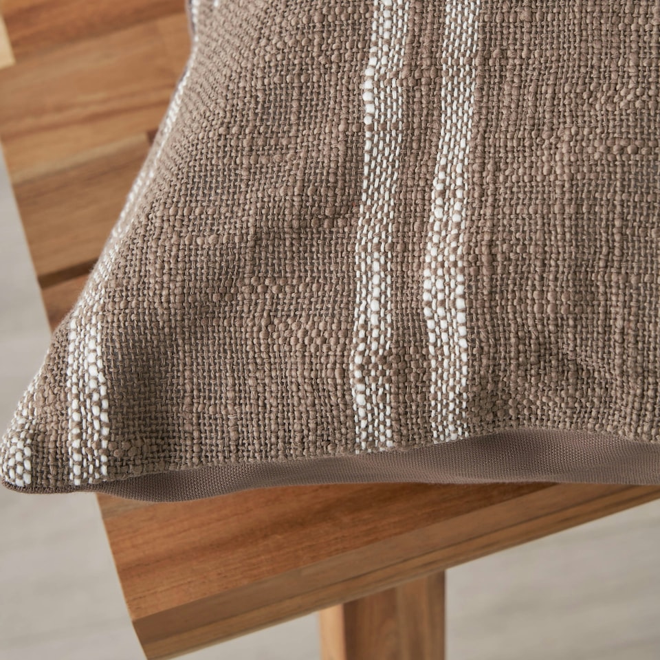image 1 of BHS Riga Cushion, Taupe Brown | Taupe