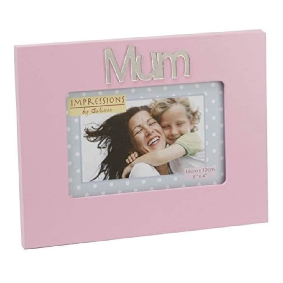 image 1 of Juliana Impressions Juliana Mum Pink Photo Frame 4x6"