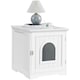 image 2 of Yaheetech Cat Litter Box Enclosures White | One Size