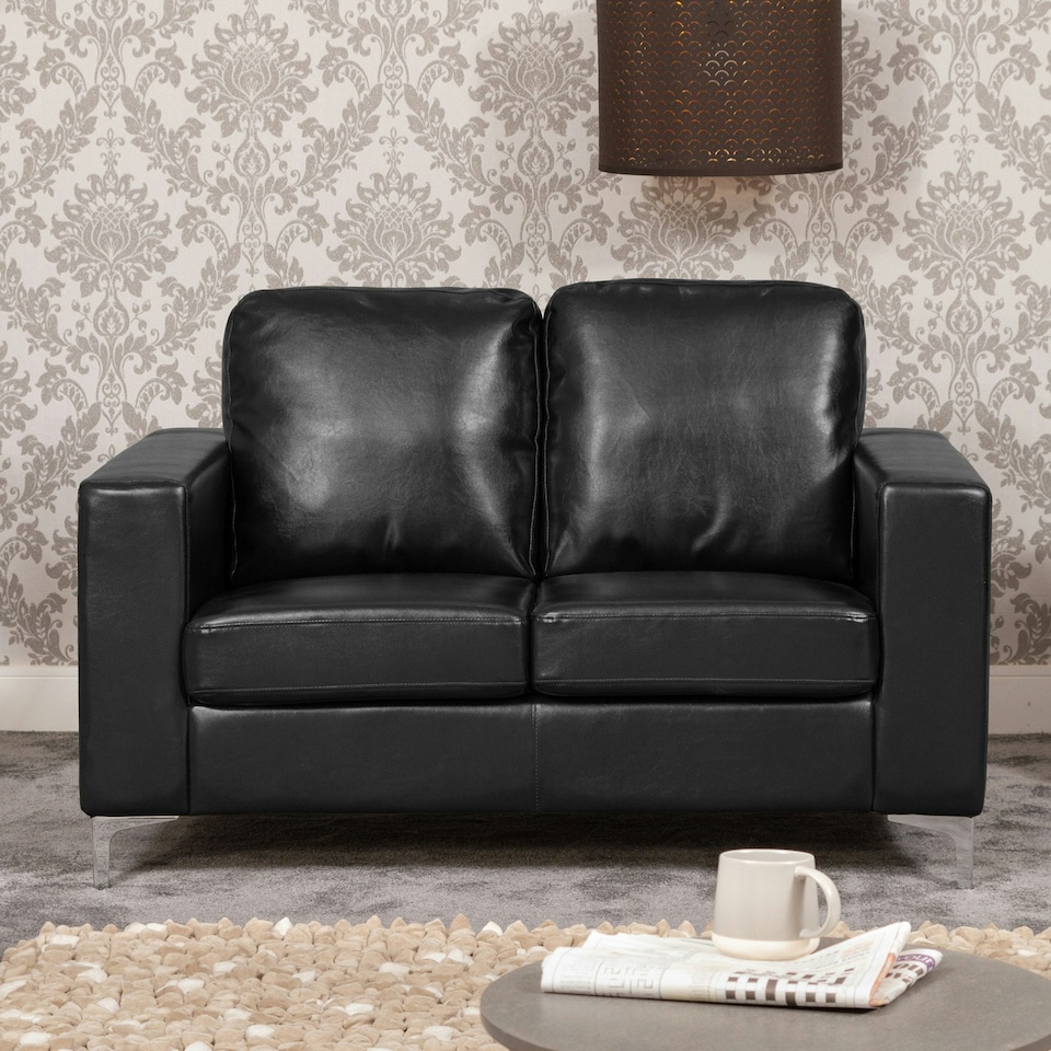 image 1 of Woodleigh 2 Seat Sofa - Black