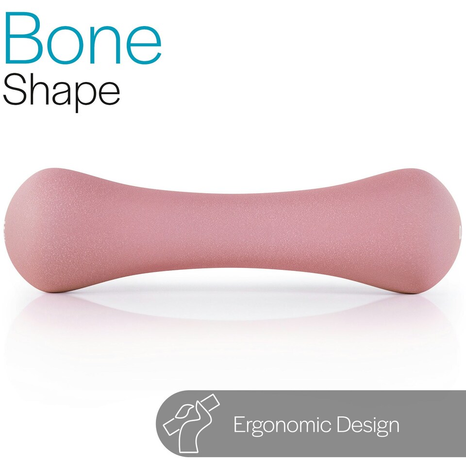 image 1 of Neoprene Bone Dumbbells (0.5kg)