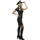 image 4 of Fever Womens/Ladies Corrupt Cop Costume Set - Black - M M