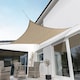 image 2 of 2m Square Waterproof Mocha Sun Shade Sail