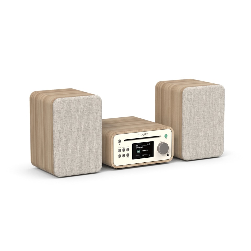 image 1 of Pure Classic Stereo Mini System - Cotton White Oak