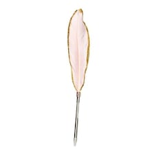 Pink Glitter Feather Luxury Pen