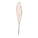 image 1 of Pink Glitter Feather Luxury Pen