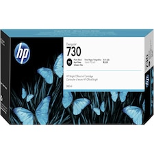 HP No 730 Photo Black Standard Capacity Ink Cartridge 300ml - P2V73A N/A