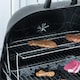 image 8 of Outsunny BBQ Charcoal Smoker Grill Trolley with 2 Wheels and Grilling Utensils